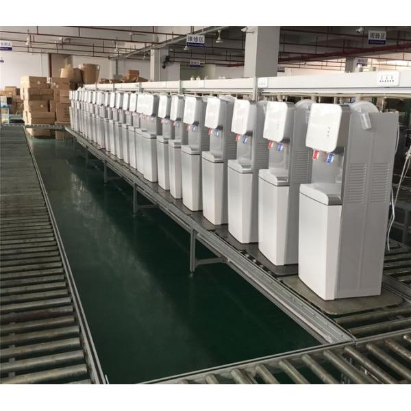 Freestanding POU Water Cooler , White Reverse Osmosis Hot Cold Water Dispenser