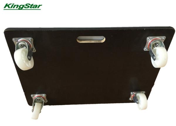 Rubber Matted Heavy Duty Furniture Dolly , Wooden Furniture Dolly 4 Wheel