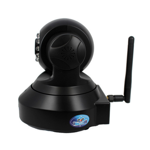 1/4 CMOS 1MP 720P Wireless Wi-Fi PT Remote Monitoring IP Camera w/ 10-IR LED / TF
