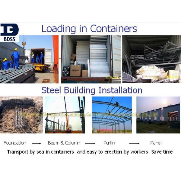 Q235 Q345 Steel Hangers Construction Uv Resistant Industrial Steel Buildings