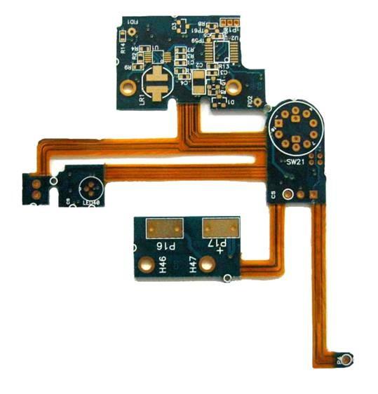 Customized 1 oz Copper Rigid Flex PCB 4 Layer Circuit Board , Rigid Flex Assembly