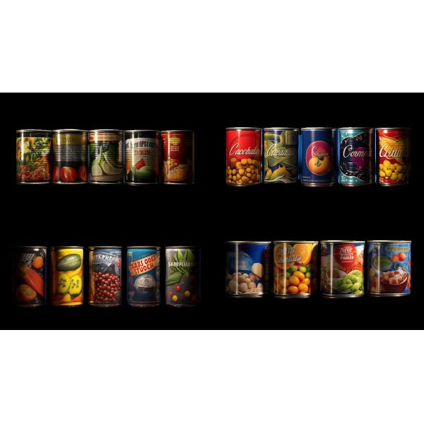 En fer blanc rond 70 mm 73 mm Diamètre 300 gm 330 gm 420 gm 3 pièces Tomates de fruits de mer Cannes pour poisson Monnaie industrielle