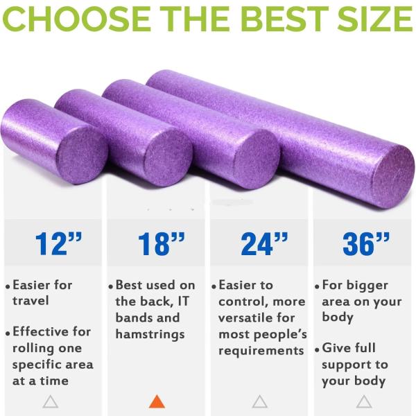 330MM 4in EPP Yoga Massage Foam Roller Shoulder And Neck Hip Mobility