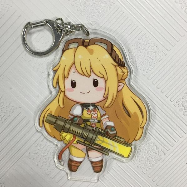 Laser Cut Acrylic Custom Keychains Cartoon Character Printed