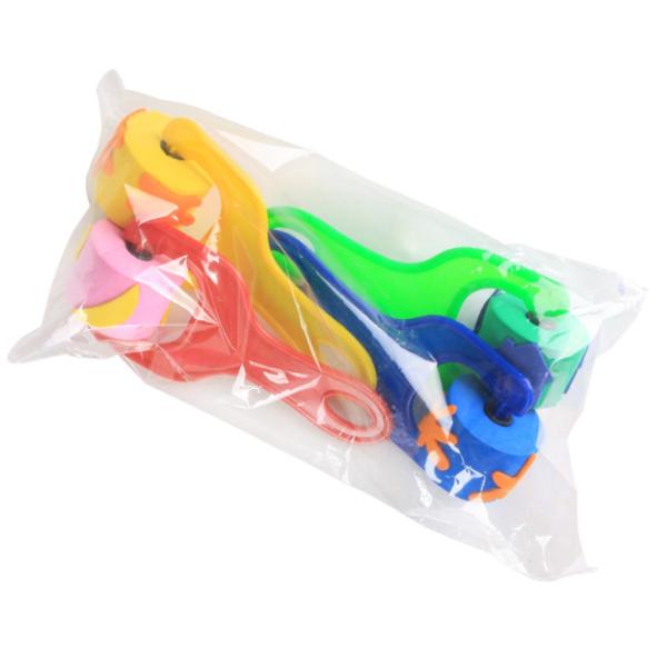 Kids DIY Hobby Acrylic Watercolor Painting Art Craft Plastic Handle Foam Paint Roller mini Sponge stamp roller brush