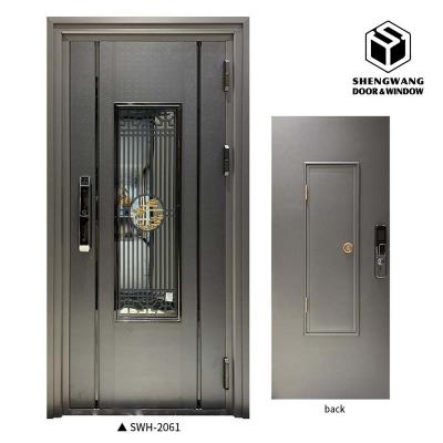 Solid Wood  Customizable Finish Aluminium Inside Doors Fire Door 30 Minutes