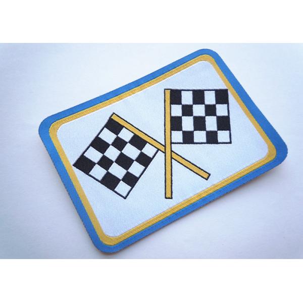 Вышитая резиной форма заплаты одежды шьет дальше для значков