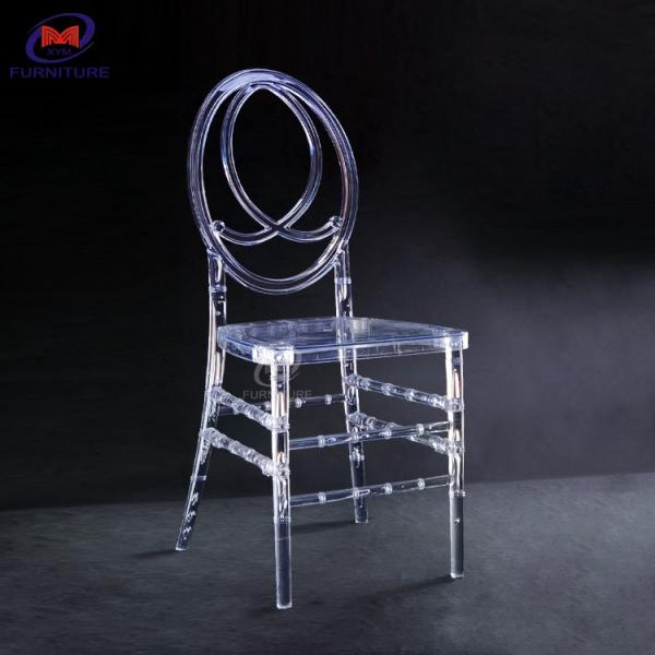 800 Lbs Capacity Resin Chiavari Stools 17.5 Inches Seat Height No Assembly Required