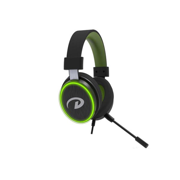 Light Braided Cable Headset Gaming Rgb Noise Cancelling Microphone