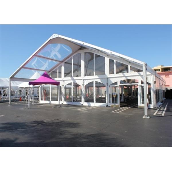 Outdoor Large Party  Event Tents With Water Proof Clear Glass Wall 10m * 20m
