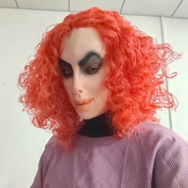 Latex Fantasy Mask for Theatrical Use - One Size Fits Most and Lightweight at 280g