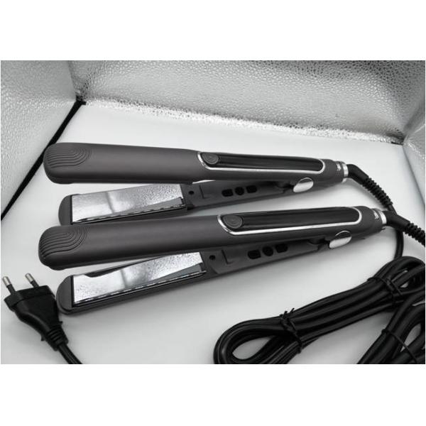 Temperature Adjustable 1.2 Inch Nano Silver Titanium Hair Straightener