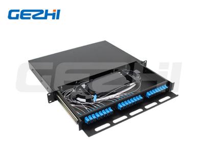 Slide Withdrawable Fiber Optic Box 24 Cores SCUPC 1U ODF Optical Distribution Frame