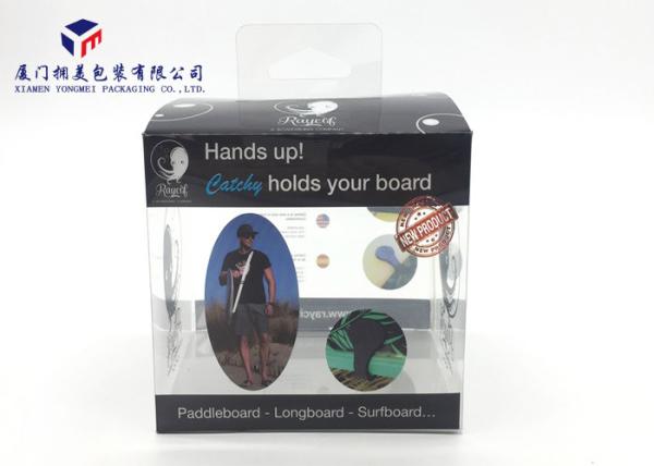 Hang Strip On Top Small Clear Plastic Packaging Boxes Pack Surfboard Accessories