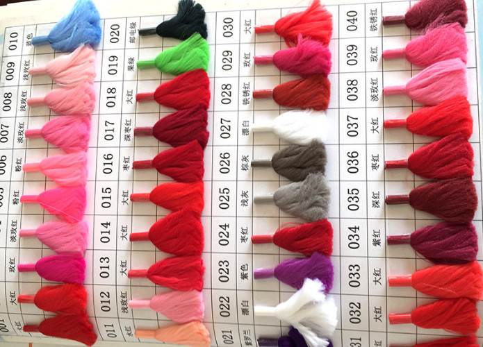Colored Intermingle DTY Polyester Yarn 75D / 36F HIM SIM NIM For Knitted Socks