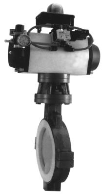Anti Corrosion Lined Plastic Butterfly Valve 50mm 80mm 100mm 150mm 200mm 250mm 300mm