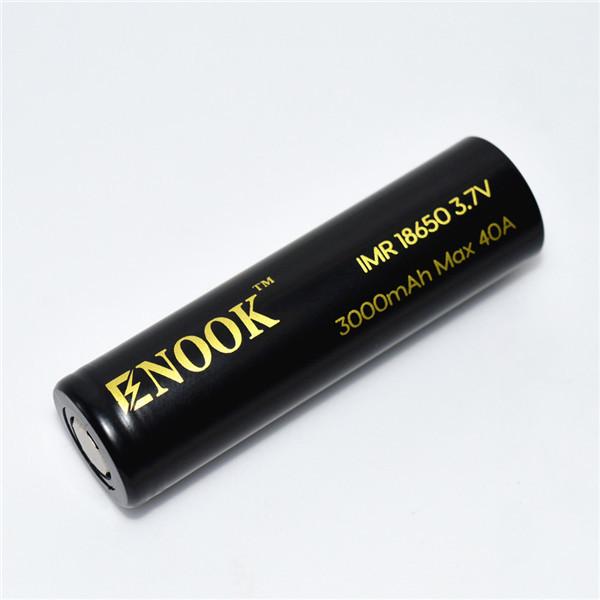 Wholesale Enook 18650 3000mAh 15A 3.7v battery for flashlight, battery pack electric bicycle battery