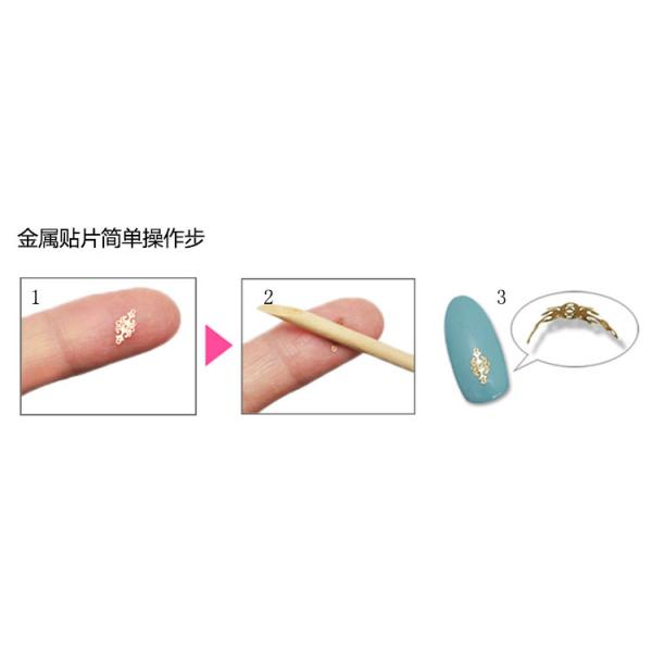 Hot NEW Wholesale Alloy Jewelry 3D Nail Art Jewelry Nail rhinestones Sticker Supplier Number ML1153-1172