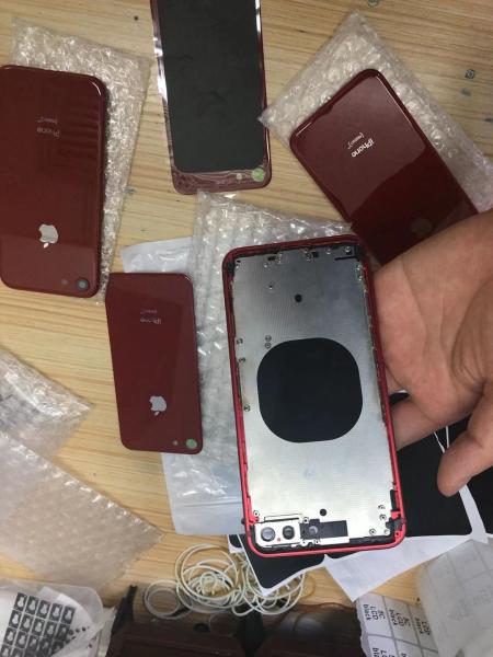 Iphone X rear glass panel and edge bezel, repair rear glass panel for Iphone X, Iphone X repair rear glass panel
