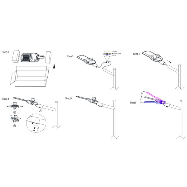 170lm/W 100W 150W 300W светодиодный уличный свет водонепроницаемое Alu жилье наружное светодиодное парковочное освещение для дорожного шоссе