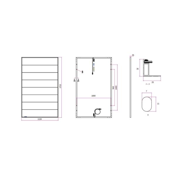 Amosolar Solar 400w Shingled Solar Panels Connector MC4 Compatible Connector For Your