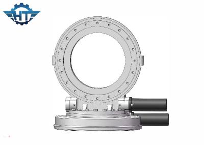 Enclosed Dual Axis Slew Drive For Solar Tracker Worm Slew Gear With Gear Motor