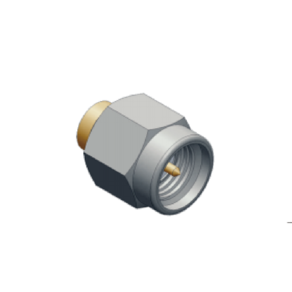 SMA RF Connector 18GHz Plug for RG402, .141 , 3#Semi-rigid/flexible Cable with 96hour Salt Spray Resistance