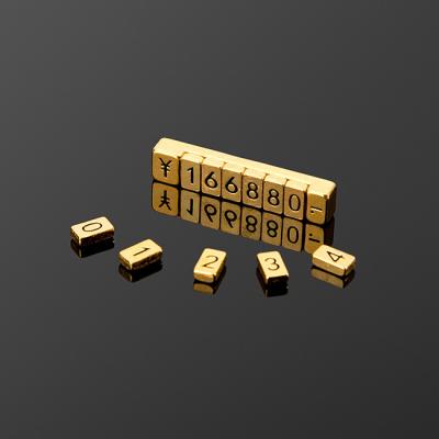 Mini atração magnética de comprimento fixo Metal plano côncavo Número de preço