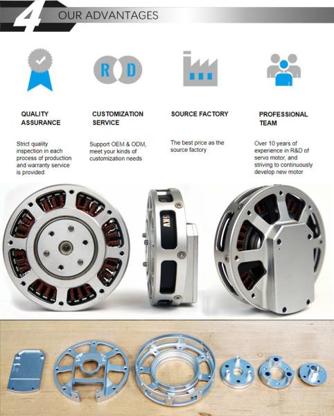 Faradyi Customized Torque 54N.m Exoskeleton Dc Generator Kit Motor Auto Gim8115  For Industrial Robot Arm With Factory Prices
