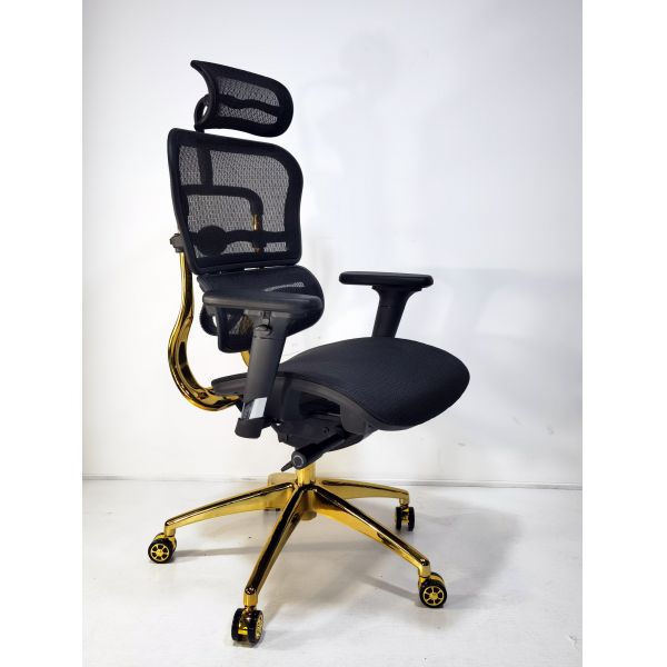 Manager Office Ergonomic Computer Chair Revolving With Sliding Mechanism