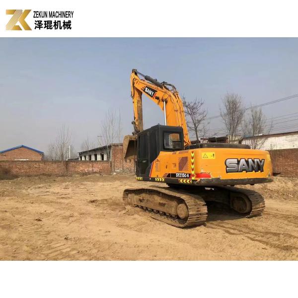 Good 21 Ton Used SY215C-9 Excavator Long Reach with 1.2M³ Bucket