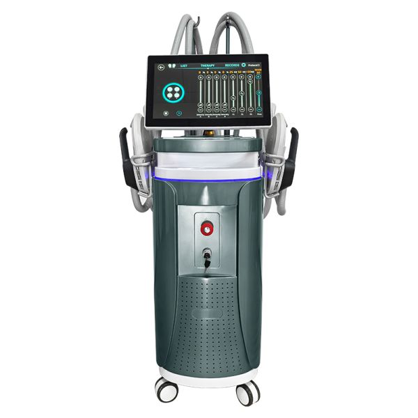 4 Handles EMS Slimming Rf Machine Reduce Fat Build Muscle Skin Tightening