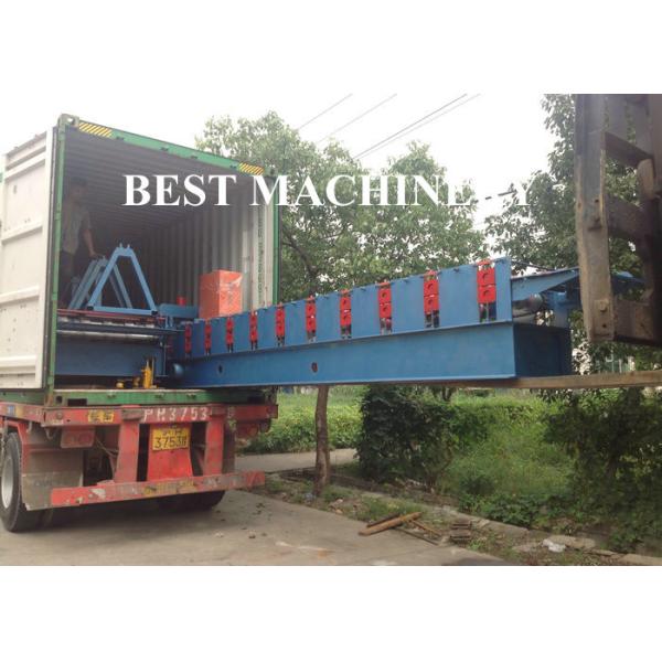 Ridge Cap Roof Tile Roll Forming Machine / Metal Roof Profile Camber