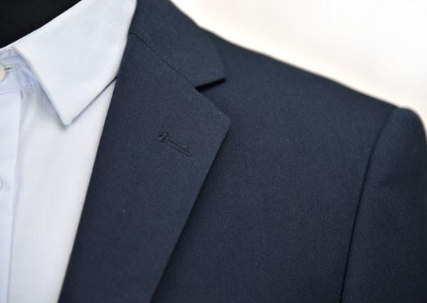 Navy Business Navy Blue Tailored Suit Zipper Fly Pant Closure Type Two Buttons