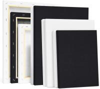 Custom Size Linen Cotton Stretched Canvas With Wood Frame Art Supplies For Painting