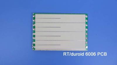25mil RT Duroid 6006 RF PCB With Green Solder Mask And Immersion Gold