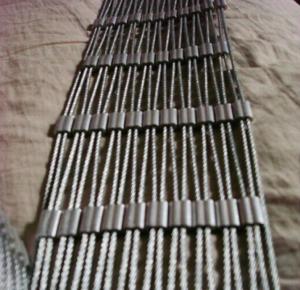 1.2mm Diamond Stainless Steel Rope Mesh 304 316L