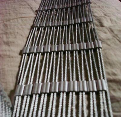 1.2mm Diamond Stainless Steel Rope Mesh 304 316L