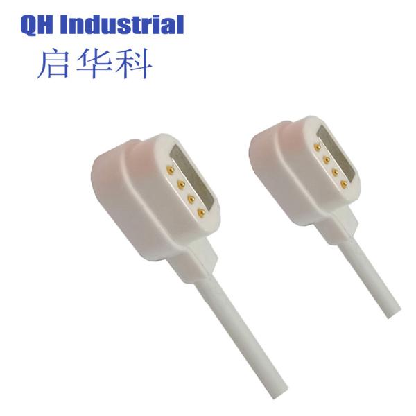 4Pin Czech Repubic PCB Terminal Magnetic Power Connector Smart Device Magnetic Pogo Pin Charger Connector