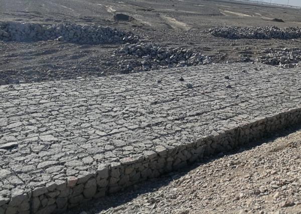 Galvanized Steel Gabion Mattress 3x2x0.17m for River Construction