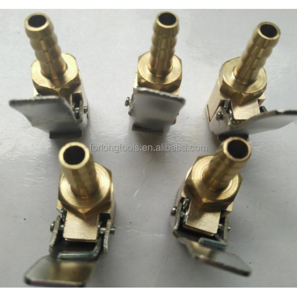 Stock 6MM 8MM Car Tyre Wheel Tire Air Chuck Inflator Pump Valve Clip Connector for Universal Vehicles Ready to Ship