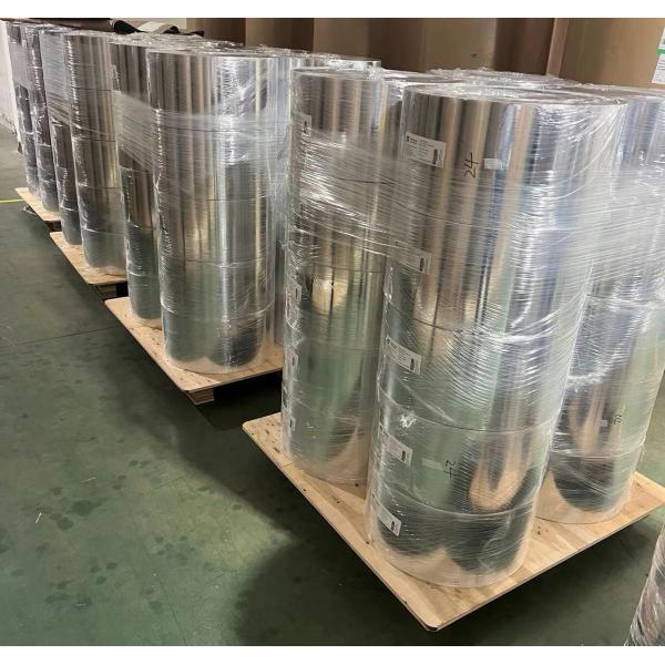 Mentalized BOPP Film Adhesive Bright Silver BOPP Film Adhesive Label Material WG4633