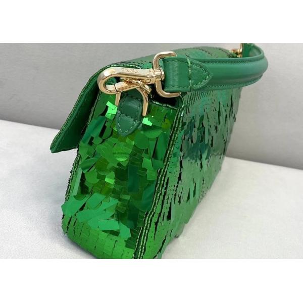 Bead Piece Decoration Bling Bag Unque Shine Cross-Body Bag Baguette Bag