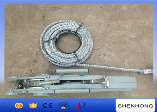 Cable Pulling Tools Mini Hand Winch With Steel Wire Rope 800-5400 KG Rated Capacity