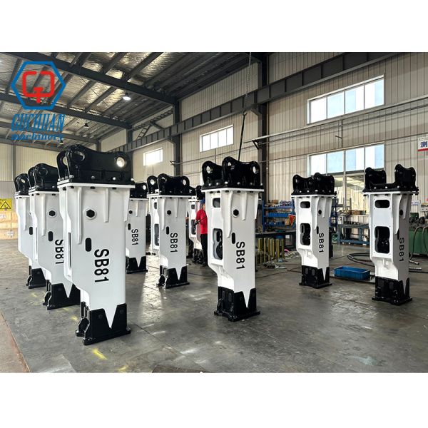 Premium SB81 Hydraulic Hammer: Enclosed Silenced Excavator Rock Breaker