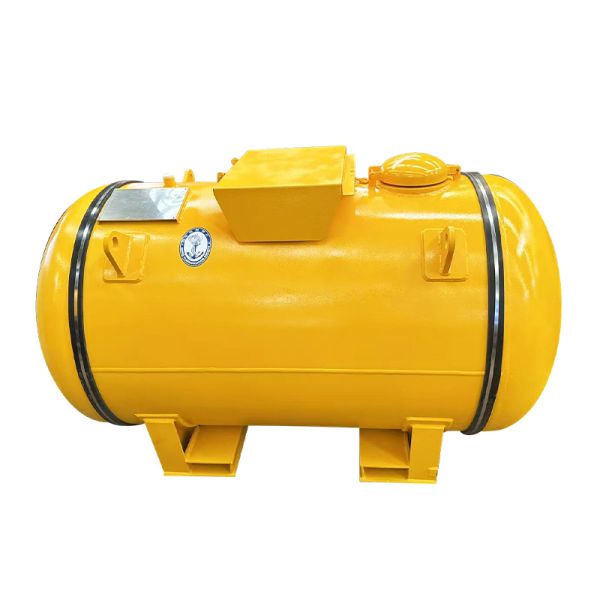 Cuve sous pression en acier inoxydable avec 4 oreilles de levage, masse à vide de 655 kg et pression nominale de 150 psi