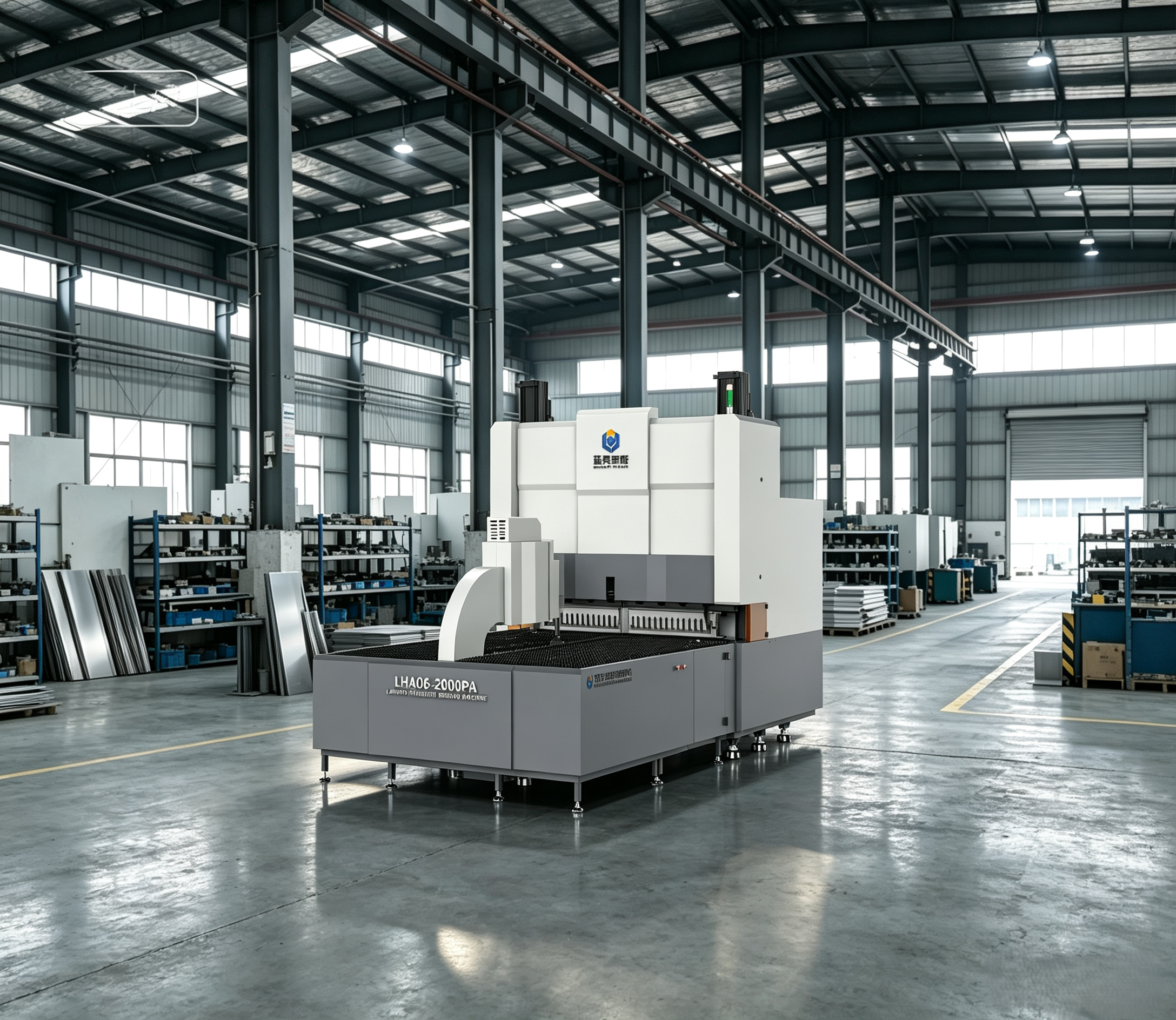 LHA-2000PA Intelligent Panel Bender with Pneumatic Pressing Tool for 3.0mm Bending Thickness and 15 Servo Axes
