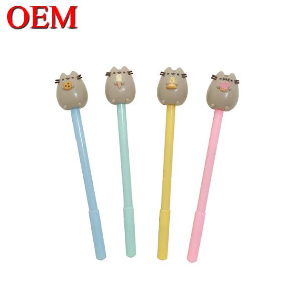 Специализированный ABS Cute Cat Toy Pen Topper OEM 3D фигурный карандаш Topper