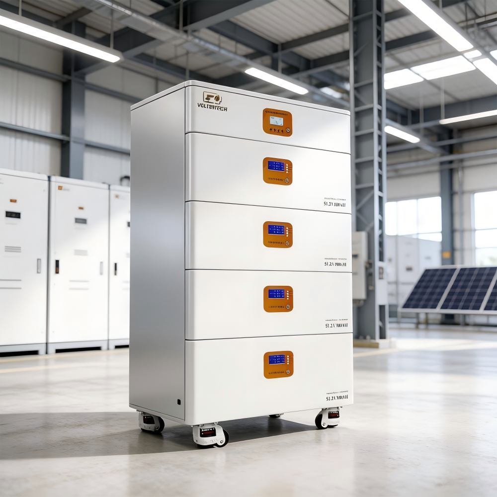 61kWh 12kW Stacked Off Grid Energy Storage System 10kW PV Array Microgrid Hub