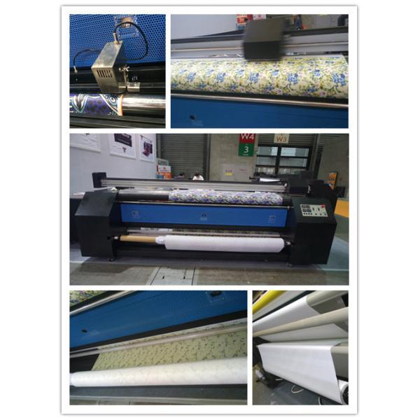 La alimentación auto y rueda para arriba directamente la impresora de la tela del trazador del tejido de poliester